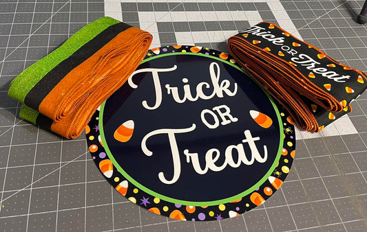 Trick Or Treat Partial Wreath Kit