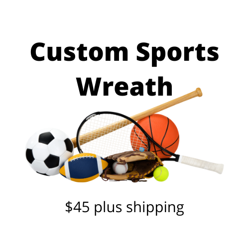 Sports Themed Custom Wreath